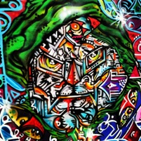 Art Basel 2012 Wynwood graffiti turban