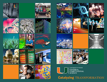 University of Miami Center for Computational Science brochure outside