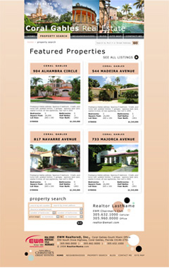 Sample Property Search Page