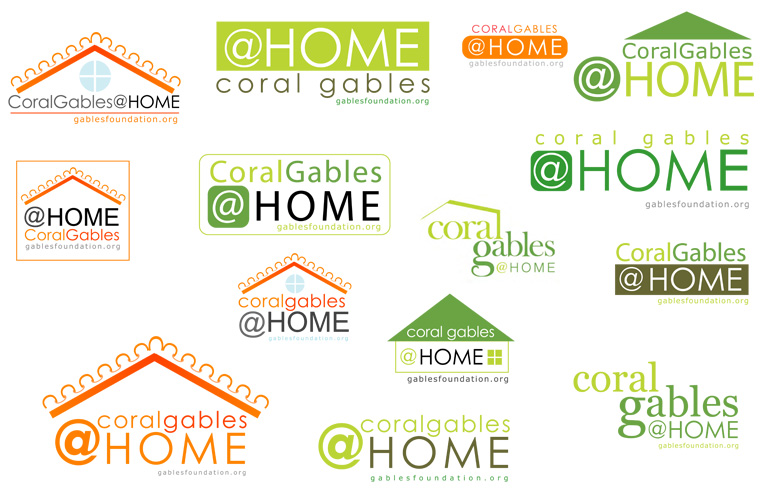 Coral Gables at Home logo samples