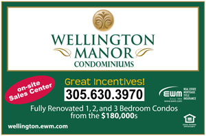 Wellington Manor sign